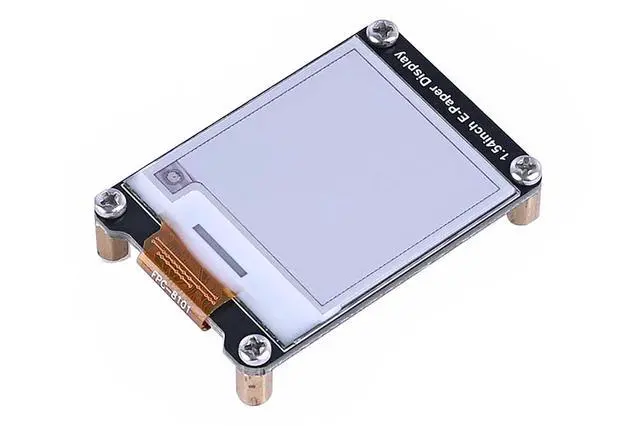 Alt view image 3 of 7 - 1.54 Inch E-Paper Display Three Color EPaper Screen for Raspberry Pi/Arduino/Jetson Nano/STM32 200x200 Pixels Red Black White SPI Interface E-Ink
