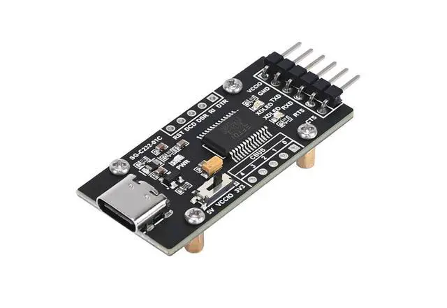Alt view image 3 of 7 - FT232RL USB-C to Serial Converter - USB 2.0 Type-C Adapter with Driver-Free Plug & Play, TTL 3.3V/5V Switch, Compatible with Windows/Linux/Mac OS (CTS/RTS Flow Control)-2pcs