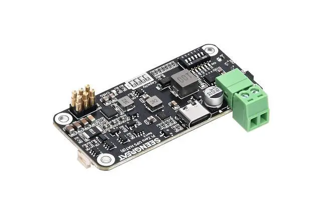 Alt view image 5 of 7 - Uninterruptible Power Supply HAT for Raspberry Pi Zero Series, 5V Stable Output, Solar Charging (5V24V), Ba-ttery Monitoring via I2C, LED Indicators, Low-Power UPS Expansion Board