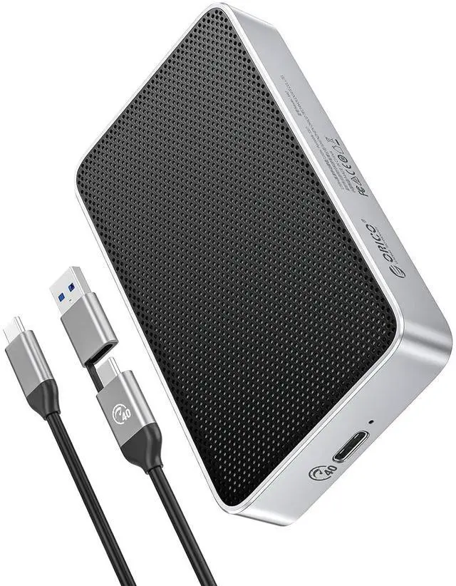Main image of X40 4TB USB4 Portable NVMe SSD (40Gbps), up to 3800MB/s | USB4.0, Compatible with Thunderbolt 3/4(40Gbps), USB-C (10Gbps), Fanless Aluminum Design, Ice Skin Heat Dissipation