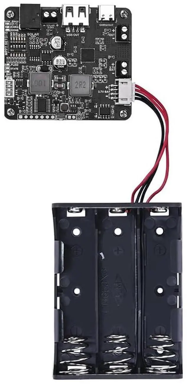 Main image of 5V-24V Solar Power Management Module with MPPT, Type-C Power Adapter, 5V/3.1A Regulated Output, USB C, Ideal for Solar Charging, IoT & Eco-Friendly Projects (Not with 18650)