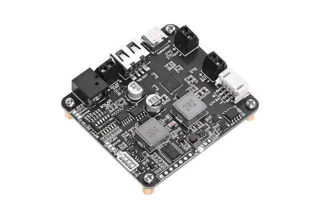 Alt view image 3 of 7 - 5V-24V Solar Power Management Module with MPPT, Type-C Power Adapter, 5V/3.1A Regulated Output, USB C, for Solar Charging, IoT and Eco-Friendly Projects