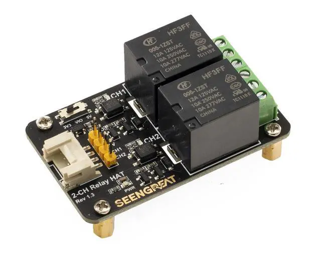 Alt view image 5 of 7 - 2 Channel Relay Module Relay Expansion Board for Raspberry Pi Zero/Zero W/Zero WH/2B/3B/3B+/4B STM32 Ardui.,Optocoupler Isolation 3.3V&5V