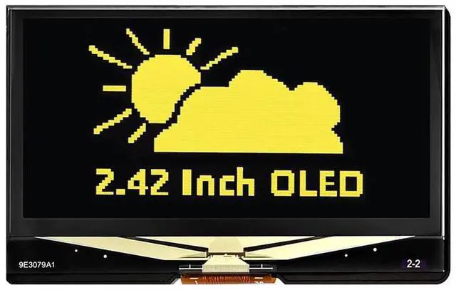 Main image of 2.42inch OLED Display Module - 128x64 Resolution, SPI/I2C Communication, Compatible with Raspberry Pi, Arduino, SSD1309 Driver Chip (Yellow)