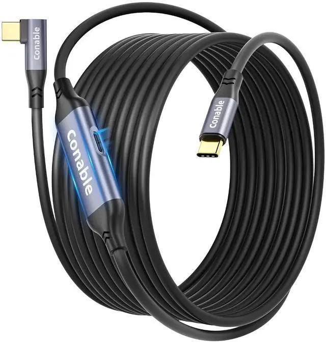 Main image of Link Cable with 27W Charging Port 20FT, Compatible with Meta Quest 3S/Quest3/Quest2/Pro/Pico 4 Accessories, PC VR, Steam VR, USB 3.1 C to USB C 5Gbps Cable for VR Headset, Unidirectional USB C Cable