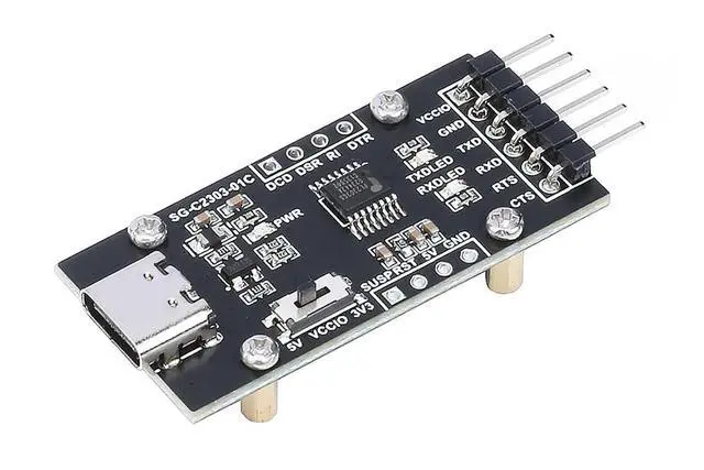 Alt view image 3 of 7 - USB to UART TTL Serial Converter Module with PL2303GS Chip, Type-C Connector, 3.3V/5V Selectable, Compatible with Windows, Linux, macOS, USB to Serial Adapter for Arduino Raspberry Pi (2Pcs Pack)