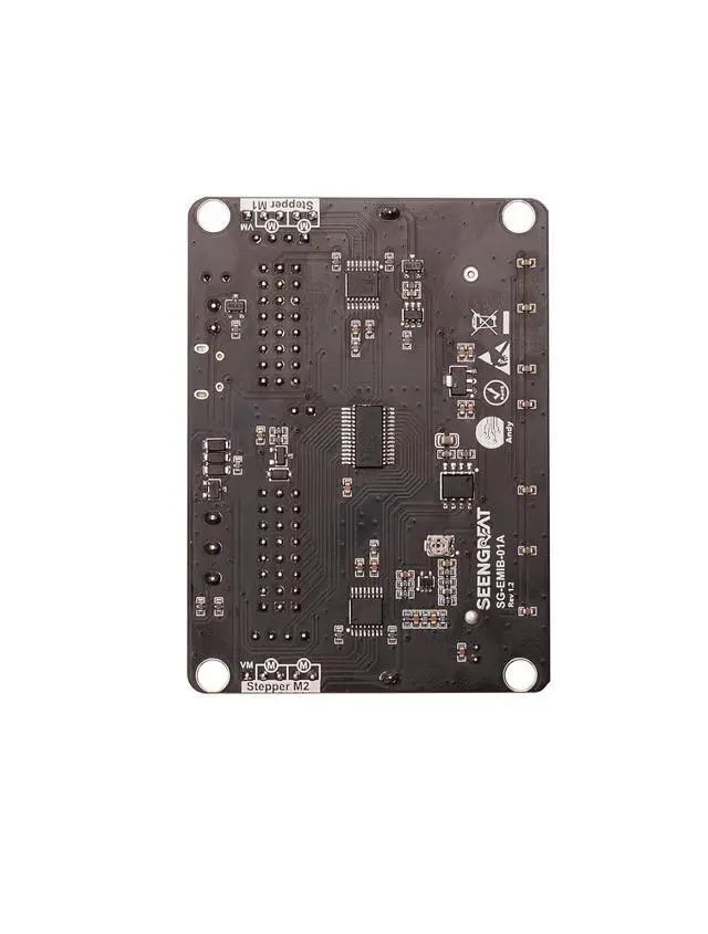 Alt view image 2 of 7 - Robotic Micro bit Expansion Board for Micro: bit Adopts PCA9685 Chip Integrating Multi-Channel Motor Servo Driver 7 Full-Color RGB LEDs Sound Volume Level Detection