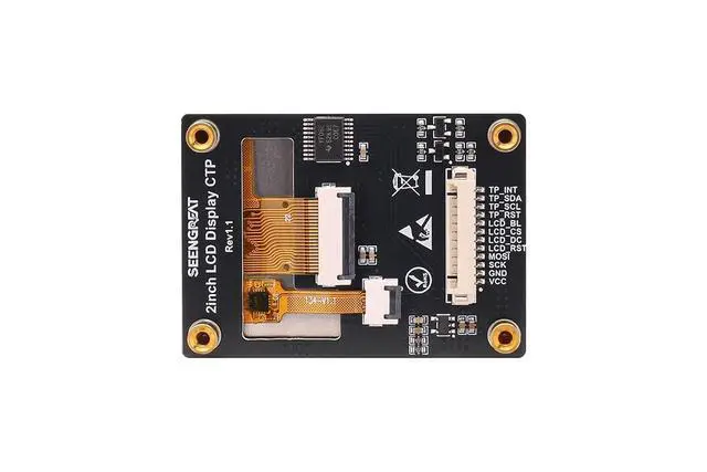 Alt view image 4 of 6 - 2inch IPS Capacitive Touch LCD Module, 240x320 ST7789P3 SPI Display with CST816D I2C Touch, TF Card Slot, 3.3V/5V for Raspberry Pi Pico Arduino ESP32