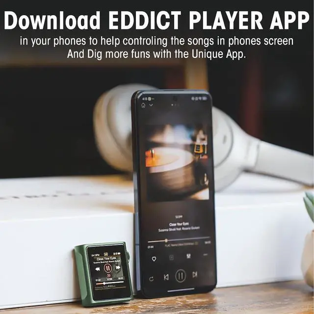 Alt view image 4 of 7 - M0 Pro MP3 Player with BluetoothHi-Res Portable Music PlayerDigital Audio Player 1.54 HD Touch Screen up to 10 Hour Battery Bluetooth and USB Type-C dongle 3.5mm Jacks