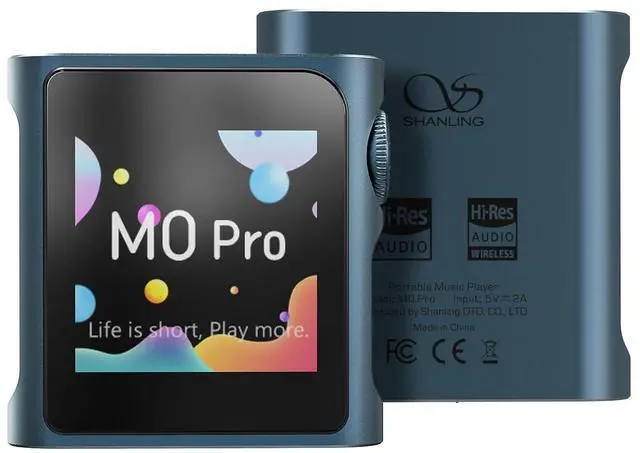 Main image of M0 Pro 1.7 * 1.7inch Mini MP3 Player with BluetoothPremium DAC forfor Phones Tablets pc etc, Digital Audio Player HD Touch Screen, Support to 2TB, USB Type-C 3.5mm Jacks,Volume KonbBlue