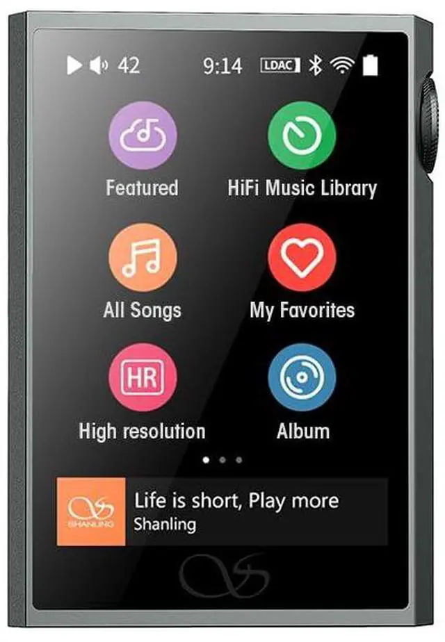 Main image of M1 Plus Protable Music Player M1Plus Fi-Fi MP3 Player High-Definition Lossless ES9069Q DAC Dual SGM8262 Amplifier PCM768 DSD512 Bluetooth 5.2 LDAC WiFi DLNA Grey