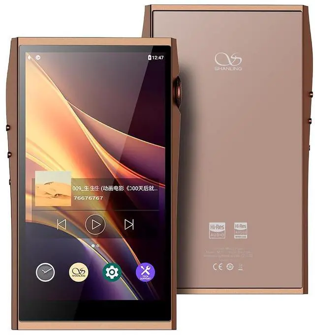 Main image of M7T Flagship Digital Audio Player, Android 13 MP3/MP4 Player, Dual JAN6418 Tubes+AKM4191+2*AKM4498EX DAC AMP, 6GB RAM+128GB ROM, 768kHz/32bit, DSD1024, 980mW@32, 5-in Screen