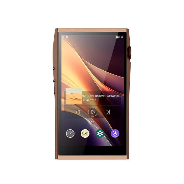 Alt view image 2 of 7 - M7T Flagship Digital Audio Player, Android 13 MP3/MP4 Player, Dual JAN6418 Tubes+AKM4191+2*AKM4498EX DAC AMP, 6GB RAM+128GB ROM, 768kHz/32bit, DSD1024, 980mW@32, 5-in Screen