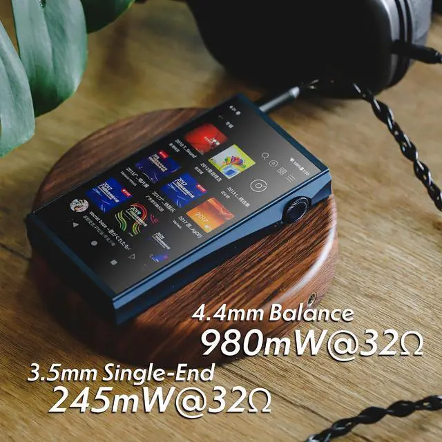 Alt view image 5 of 7 - M7T Flagship Digital Audio Player, Android 13 MP3/MP4 Player, Dual JAN6418 Tubes+AKM4191+2*AKM4498EX DAC AMP, 6GB RAM+128GB ROM, 768kHz/32bit, DSD1024, 980mW@32, 5-in Screen