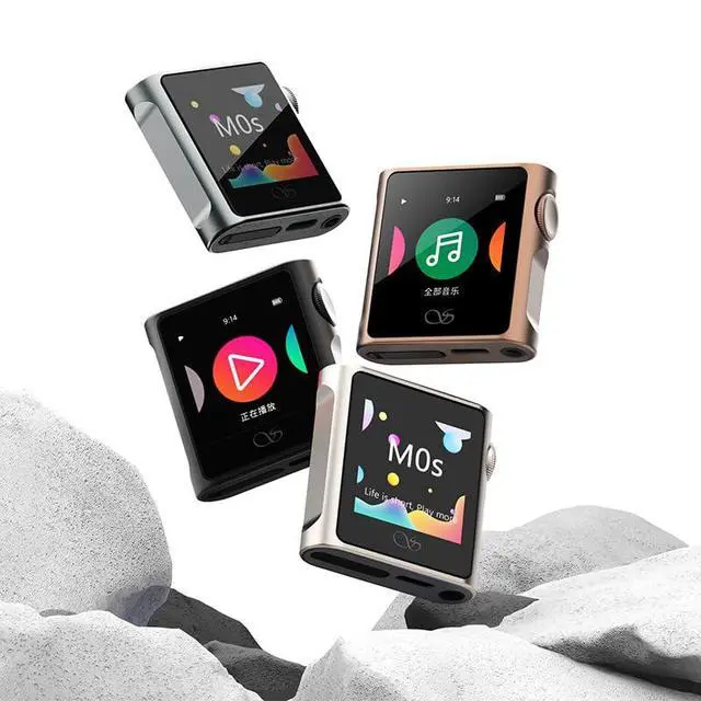 Alt view image 2 of 7 - M0s Portable MP3 Player Hi-Res Audio Players, 1.54" Touch Screen Hi-Fi MP3 Player with Bluetooth 5.0 LDAC, USB DAC/Amp, Up to 10 Hours Playback Titanium