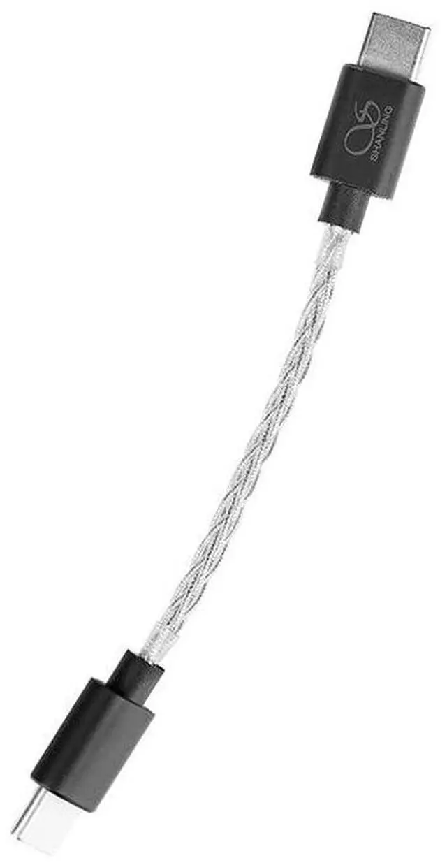 Main image of L3 5 inch Audio Cable/USB C to C HiFi Sound Adaptor for UA Headphone Amp,24AWG Silver Foil-Shielded Audio Cable for DAC,Nylon Braided,Tangle Free,Bend-Proof