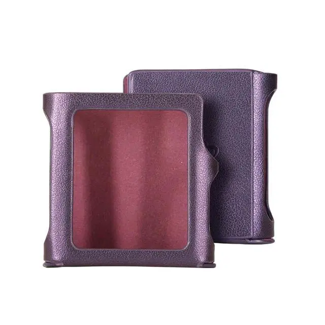 Alt view image 5 of 7 - M0 Pura Mini MP3 Player with Case, Bluetooth 5.0, 1.7 * 1.7inch Premium DAC Digital Audio Player HD Touch Screen, Support to 2TB, USB Type-C 3.5mm Jacks, Volume Konb (Berry Purple)