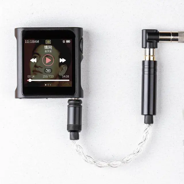 Alt view image 6 of 7 - M0 Pura Hi-Res MP3 Music Player with Balanced Adapter,Portable Digital Audio Player DAP Player, 2X CS43131 DAC,APP Control,LDAC/SBC/AAC,3.5mm/Type-C Jack,384kHz /32bit,250mW@32,MTouch OS