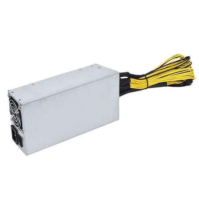 Alt view image 6 of 7 - 2000W 12V 166A ETH Mining Machine Power Supply 100-220V Input 10x6Pin 80% Efficiency Multi-GPU for BTC Antminer Bitcoin Mining Server