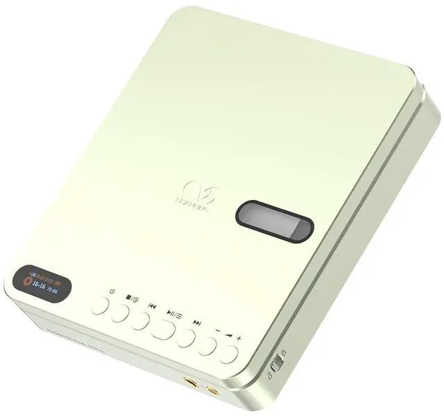 Main image of EC Play Portable Hi-Fi CD Player, Support CS43198 DAC, Dual SGM8262 Amplifier, Hi-Res CD Player with 4.4mm/3.5mm Output, 3450mAh Battery, 700mW@32 (Green)