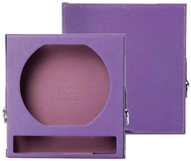 Alt view image 3 of 3 - EC Zero T HiFi CD Player, Portable CD Player with Leather Case Purple, R2R DAC+Dual JAN6418 Tube, Support CD Ripping, 5500mAh Long-Lasting Battery