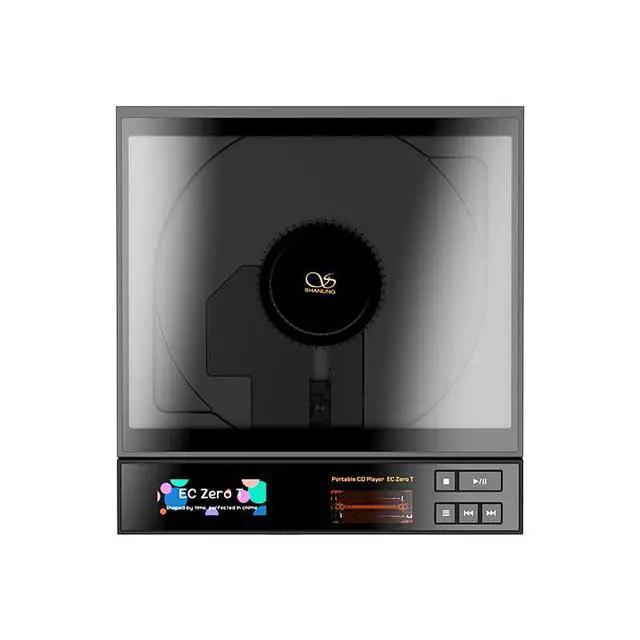 Alt view image 7 of 7 - EC Zero T Portable CD Player Multifunctional HiFi CD Player with R2R DAC Dual JAN6418 Tubes,5500mAh Battery,Support CD Ripping,HD Bluetooth,768kHz/32bit,DSD512,3.5/4.4mm/Coaxial/LINE Output