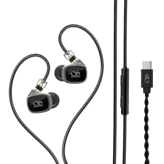 Alt view image 2 of 7 - MG20 HiFi Wired Earbuds, Type-C Plug in-Ear Earphones, DLC Diaphragm Dynamic Unit, Detachable 0.78/2PIN Cable, Ergonomic Design, Audiophile Earphones for Music