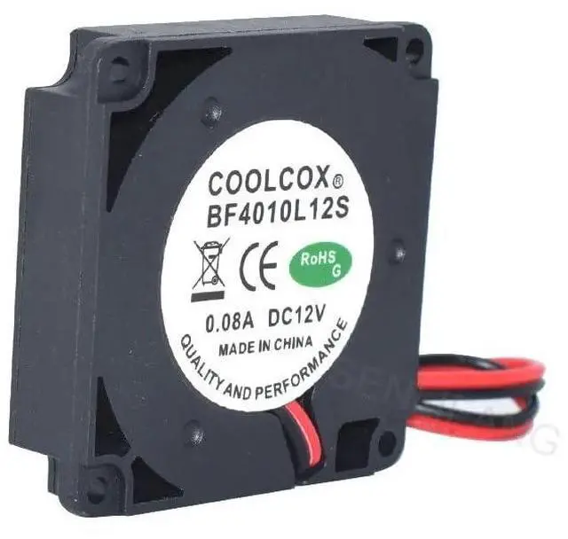 Main image of BF4010L12S 4CM New Blower Turbo Cooling Fan DC12V 0.08A 2Lines 3D Printer Cooler for J-Head Hotend Reprap