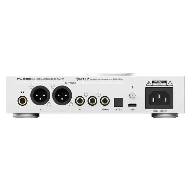 Alt view image 3 of 7 - S.M.S.L PL200 MQA CD Player Digital Audio Piano Keys Design AK4499EX DSD512 Bluetooth LDAC Aptx HD