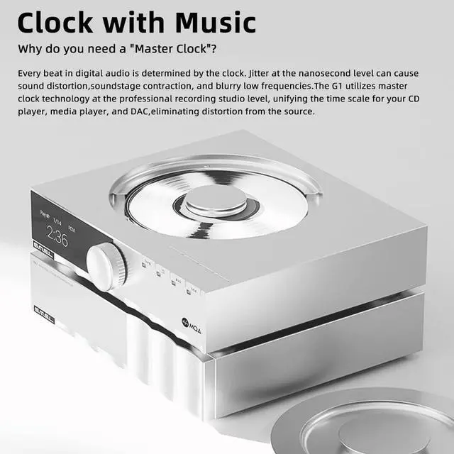 Alt view image 3 of 7 - G1 First External Master Clock 10MHz digital audio SC-CUT OCXO, for Hi-Fi Audio Systems Output impedance adaptive for CD player/media player/DAC, Multi Channel Drive, for D200/PL200T/T2/D2R/PA200