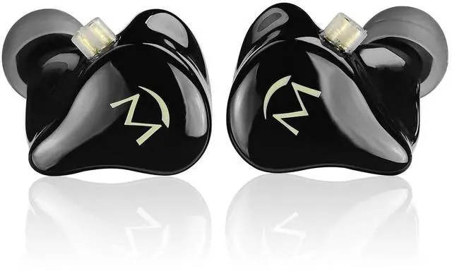 Alt view image 2 of 7 - Music1 in-Ear Earphones, 9mm Dynamic Driver in Ear Monitor, IEM Earphones with Mic and Playback Controls, Noise Isolating Wired Headphones, 0.78mm 2 pin Changeable Cable, 3.5mm Plug