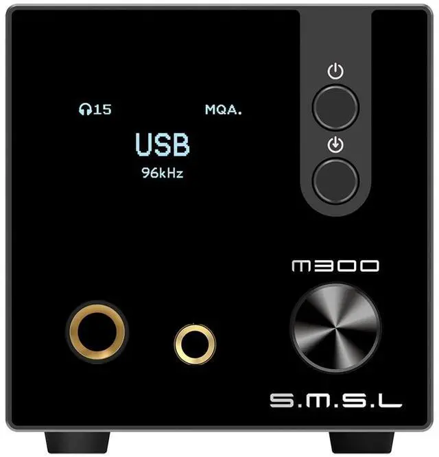 Main image of Upgraded M300SE HiFi Headphone Amplifier, 2PCS of CS43131 MQA Audio DAC, USB/Optical/Coaxial/Bluetooth Input DSD MQA XMOS Balanced XLR Output THD+N 0.00013% with Remote Control