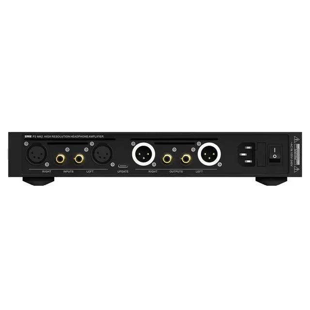 Alt view image 2 of 7 - V.M.V P2 MK2 (Upgraded) Hi-Res Headphone Amplifier,Full Balanced, 99-piece Op-Amp Parallel Matrix, SNR 135dB, THD+N 0.00006%, Hi-End Preamp High Output Power 16/14W, 32/8W, with USB Port