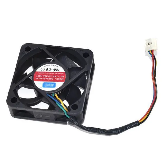 Alt view image 2 of 3 - New DAZA0515RCU PG01 DC 13.6V 0.20A 4-Pin Server Square Cooling Fan