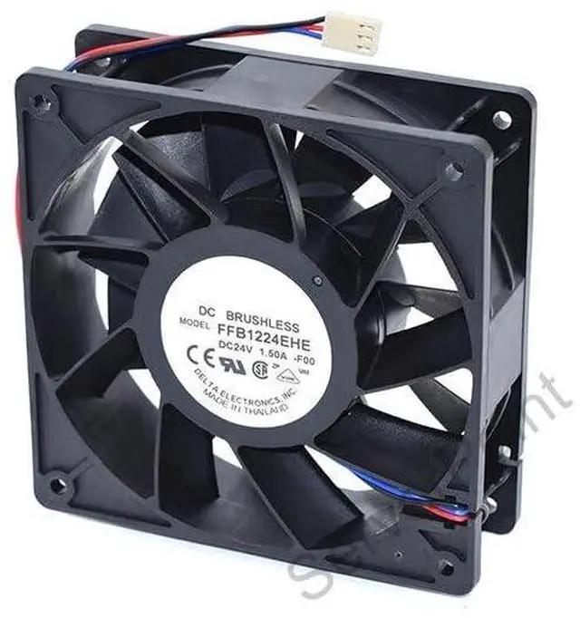 Main image of FFB1224EHE-F00 DC 24V 1.50A 12038 12cm 120mm 3-Wire Server Square Strong Wind Cooling Fan