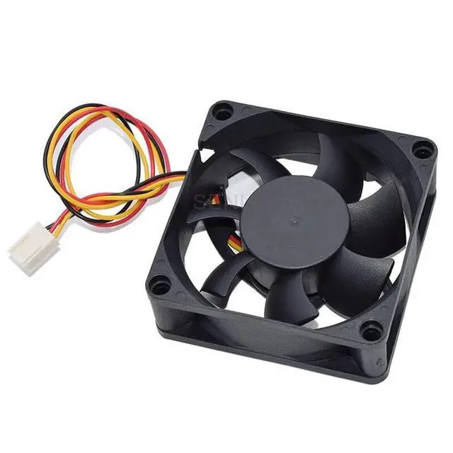 Alt view image 3 of 4 - New for EC7025L12ER 7025 70x70x25mm DC12V 0.14A 70 MM Three Wires Server Cooling Fan