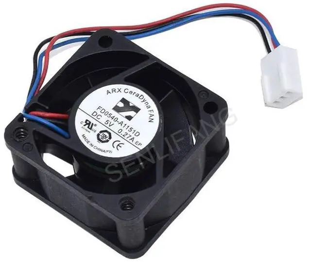 Main image of New 4CM Cooling FD0540-A1151D DC 5V 0.27A 40x40x20MM 3-Line Server Square Fan