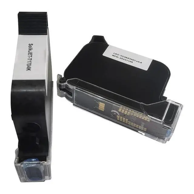 Alt view image 4 of 6 - SolkJET T1704K Compatible Inkjet Printer Cartridge Compatible with 1704K Solvent Black Ink 12.7mm
