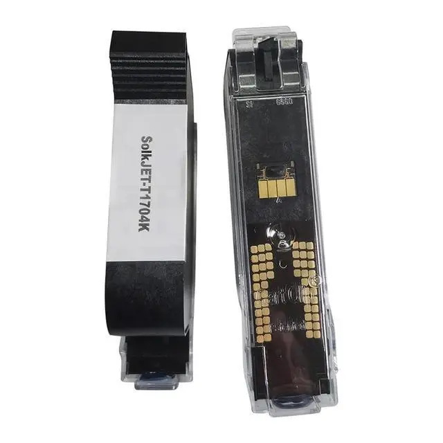 Alt view image 5 of 6 - SolkJET T1704K Compatible Inkjet Printer Cartridge Compatible with 1704K Solvent Black Ink 12.7mm