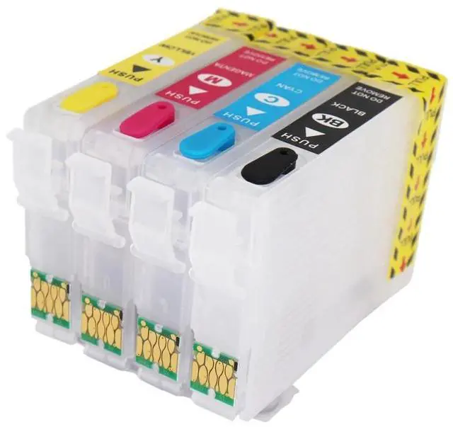 Main image of T34XL T3471-T3474 Compatible Ink Cartridge Refill Compatible with Workforce Pro WF-3720 WF-3725 Printer with ARC Chip
