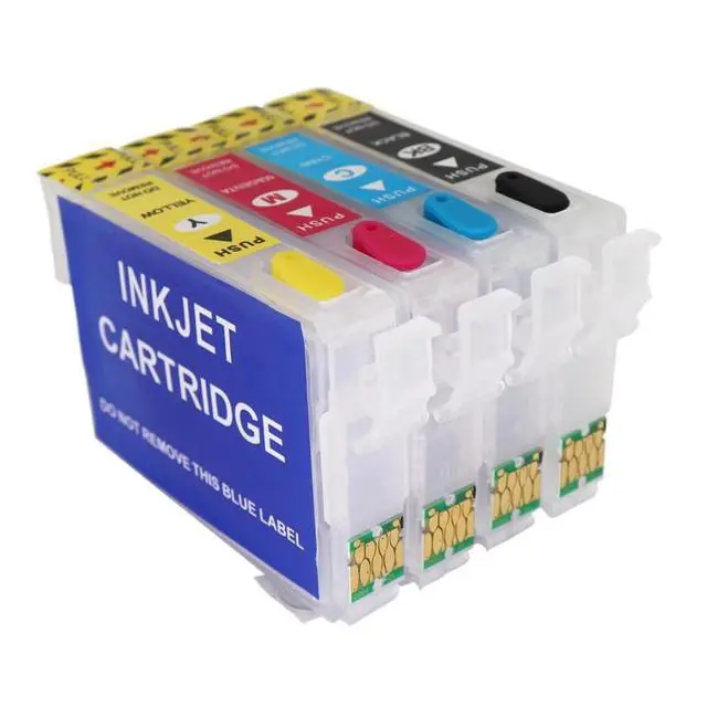 Alt view image 3 of 6 - T34XL T3471-T3474 Compatible Ink Cartridge Refill Compatible with Workforce Pro WF-3720 WF-3725 Printer with ARC Chip