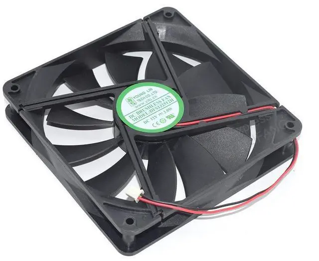 Main image of New Cooler DFS132512H DC12V 3.0W 135 * 135 * 25mm 2-PIN Server Square Cooling Fan