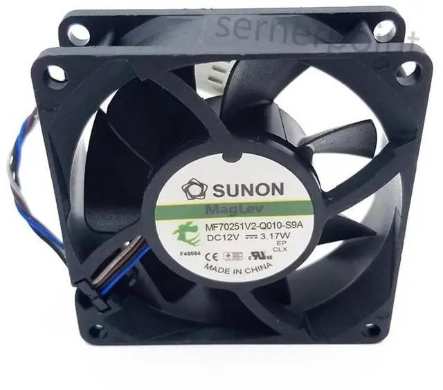 Main image of MF70251V2-Q010-S9A DC 12V 3.17W 4-Wire 70x70x25mm Server Square Fan