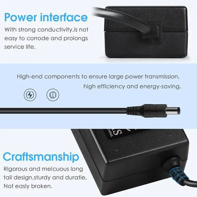 Alt view image 5 of 7 - AC 100-240V DC 12V3.5A Power Supply Adapter Charger for Amplifier/Speaker