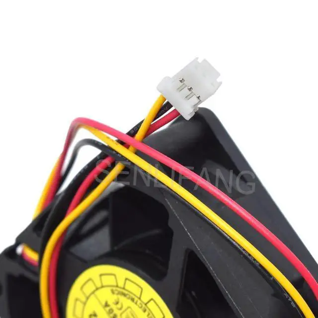 Alt view image 5 of 5 - for D60BV-12 Server Cooling Fan 60 * 60 * 25MM 6025 6CM 3Pin DC12V 0.50A