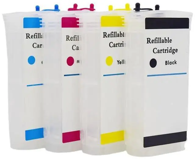 Main image of 130ML Refillable Ink Cartridge Compatible with Designjet 500 510 800 800ps Plotters Compatible with HP10 HP82 HP500 Printers with Arc Chips 10 Pack(HP500 with ARC Chip)