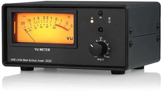 Main image of VU102 2 Zone Speaker Selector Box Amplifier Switch with VU Meter and Remote Control for Home Stereo System Studio Sound Comparison