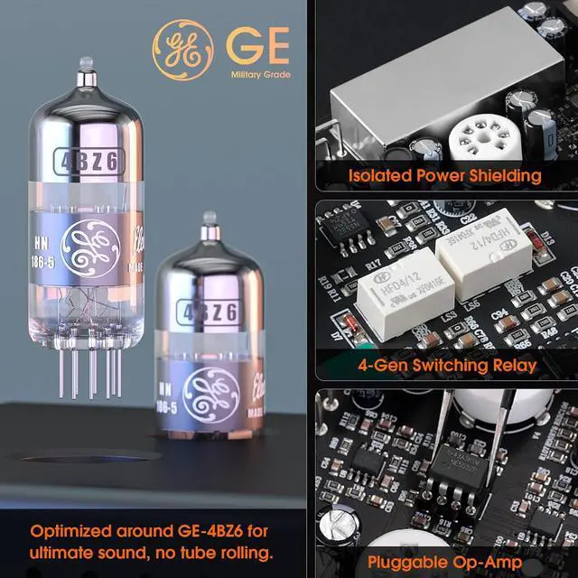 Alt view image 5 of 7 - Tube Preamp MM Phono Stage HiFi Stereo Preamplifier w/Low Pass Filter, SUB Out