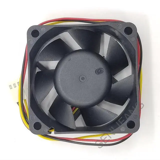 Alt view image 2 of 4 - for 9WF0624H4D04 Cooling Fan DC24V 0.15A 60x60x25mm 6025 6CM 3-Wire Server Cooler