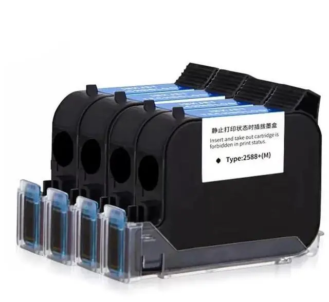 Main image of Compatible with Replacement 1PCS JS12 JS12M 600DPI 12.7mm Handheld Thermal Inkjet Printer Fast Dry Eco Solvent Ink Cartridge(Green)